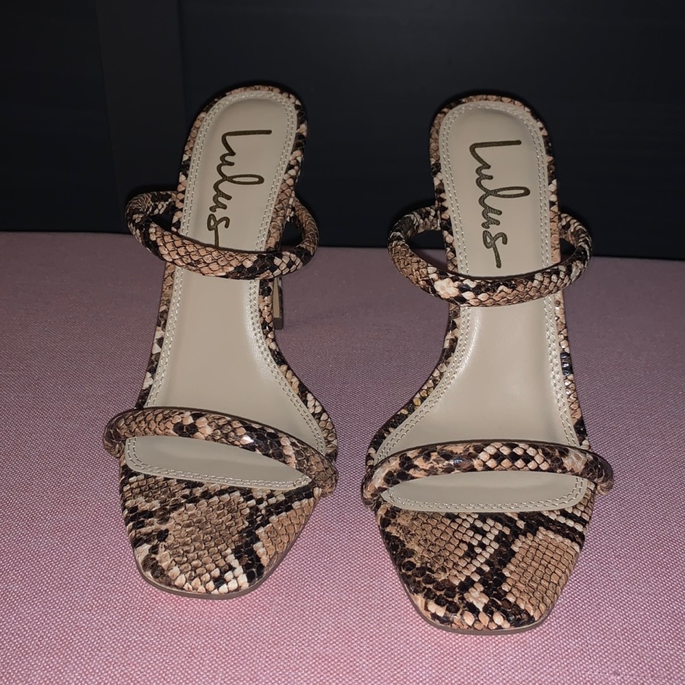 Lulus Cheetah Heels